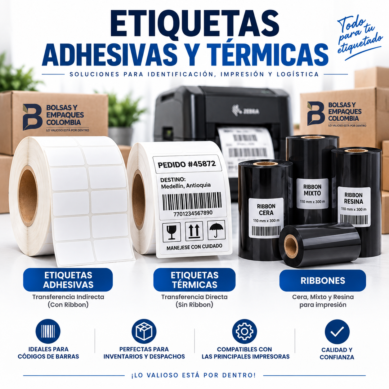 Etiquetas Adhesivas y Térmicas