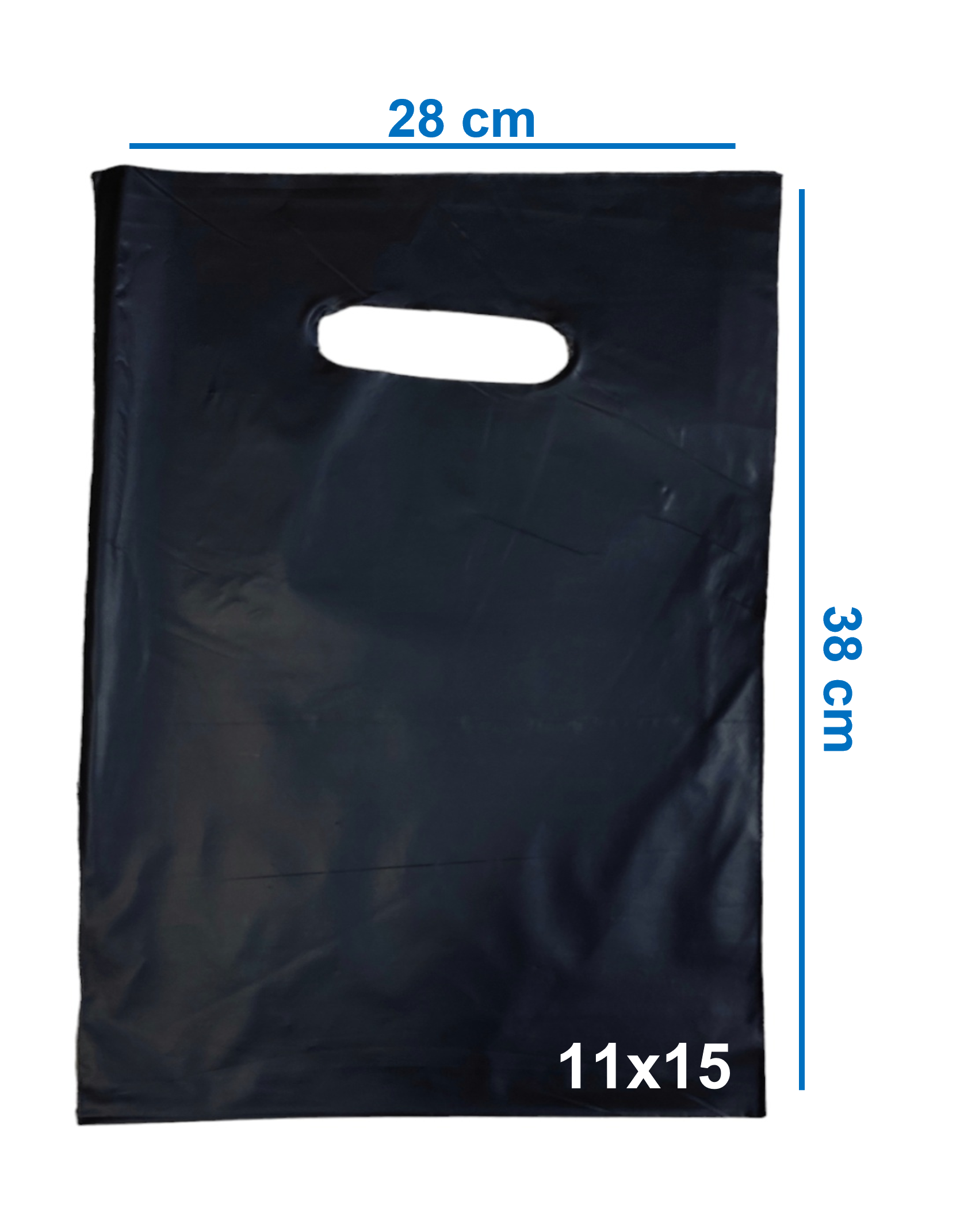 Bolsas Biodegradables Troqueladas Boutique 11X15 x 100 Unds Diferentes Colores