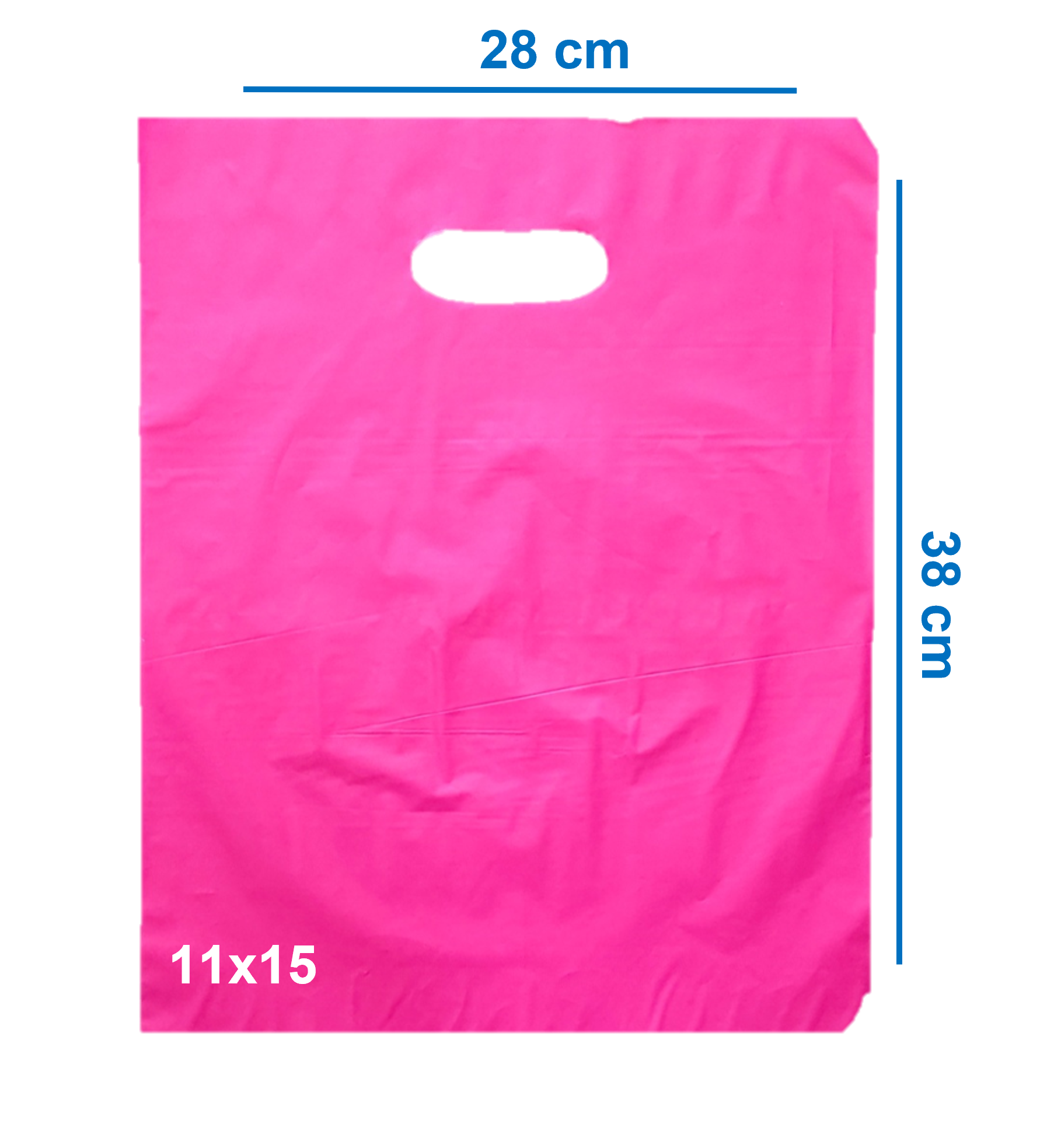 Bolsas Biodegradables Troqueladas Boutique 11X15 x 100 Unds Diferentes Colores