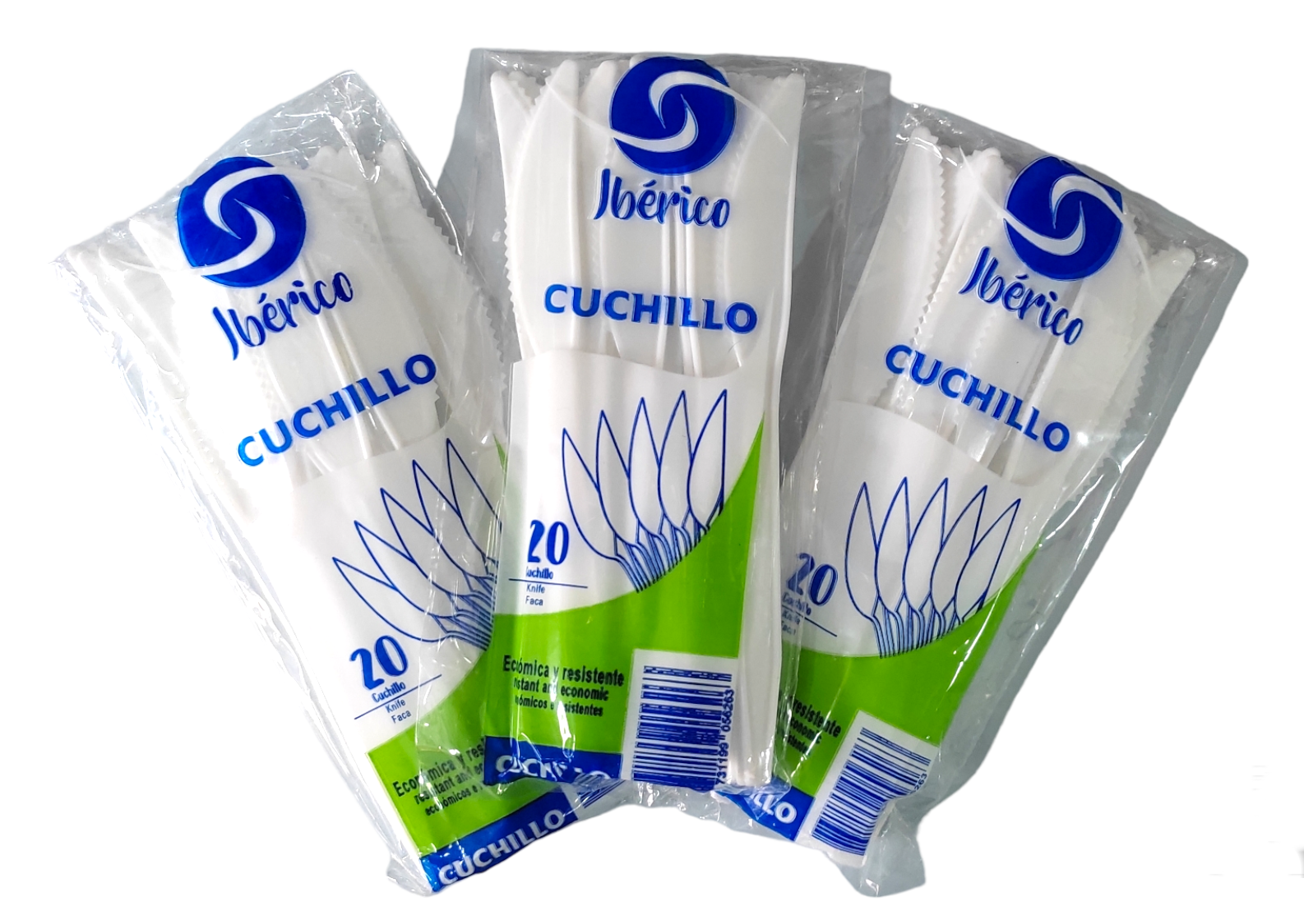 Cubiertos Desechables Grandes X 20Unds