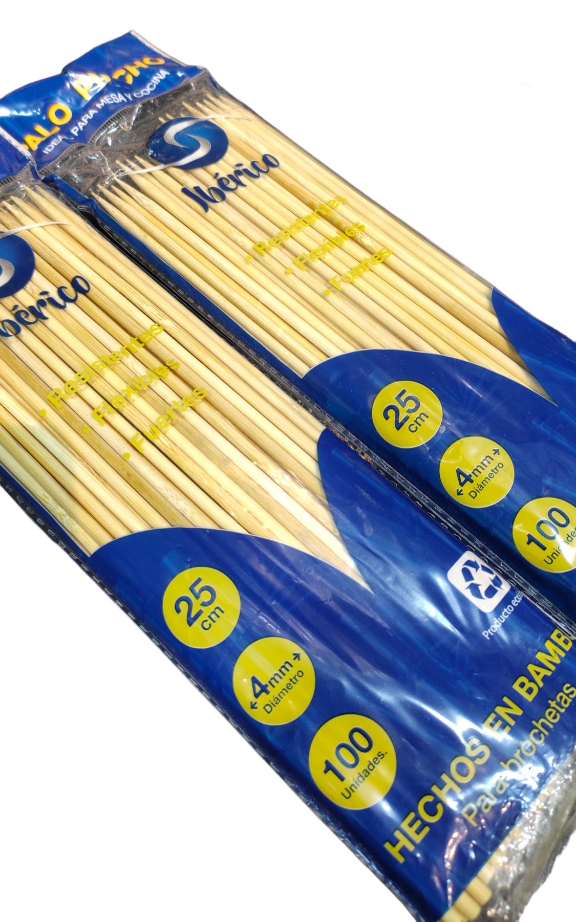 Pincho De Madera 25cm Grueso
