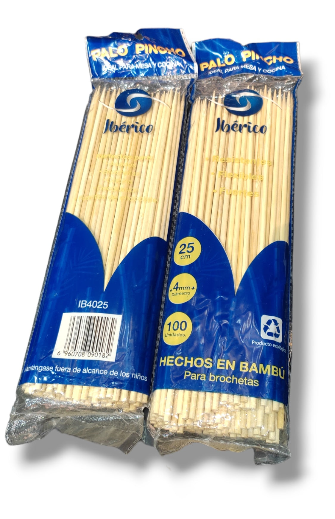 Pincho De Madera 25cm Grueso