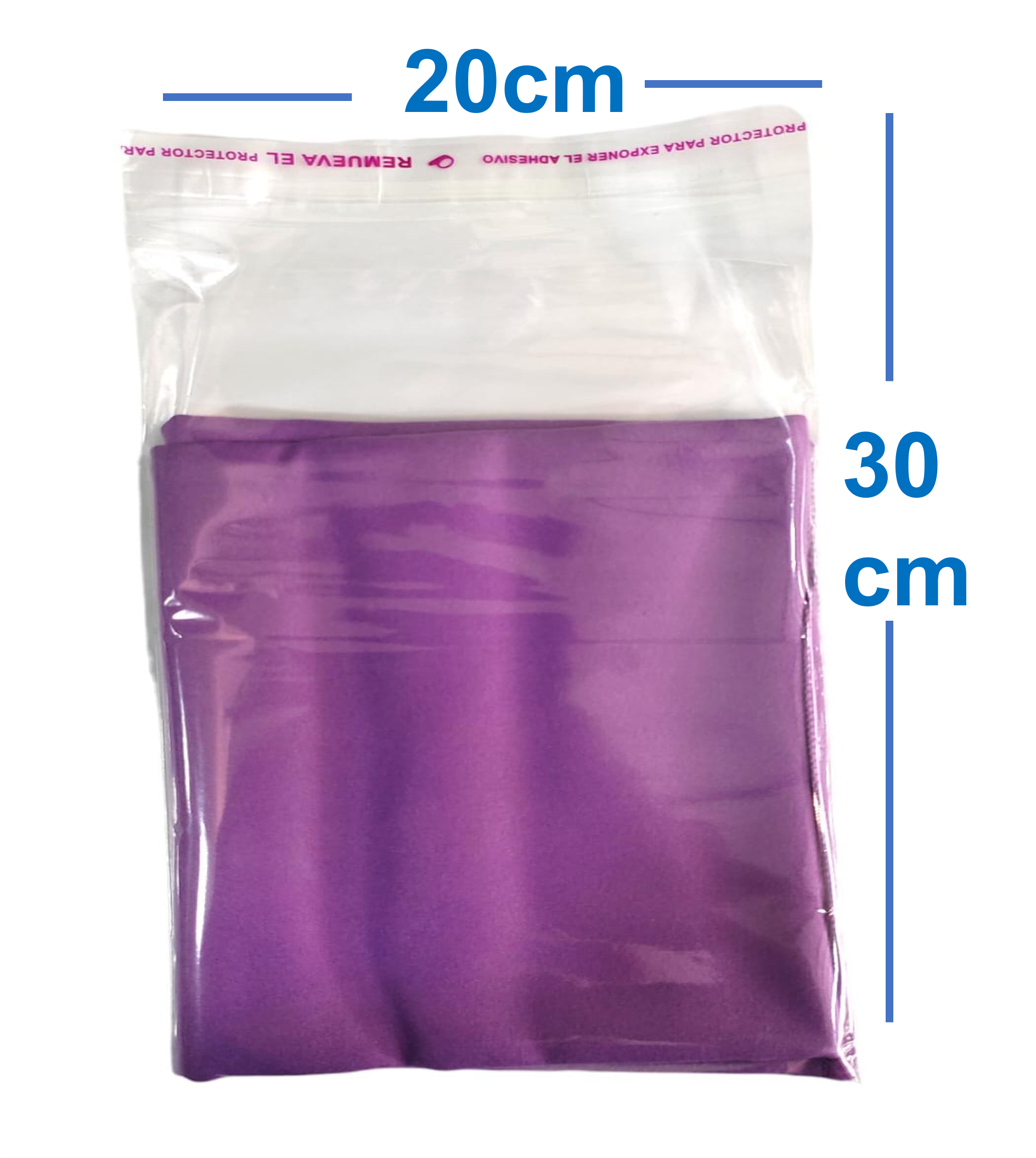 Bolsas Adhesivas Transparentes x 100 Unds