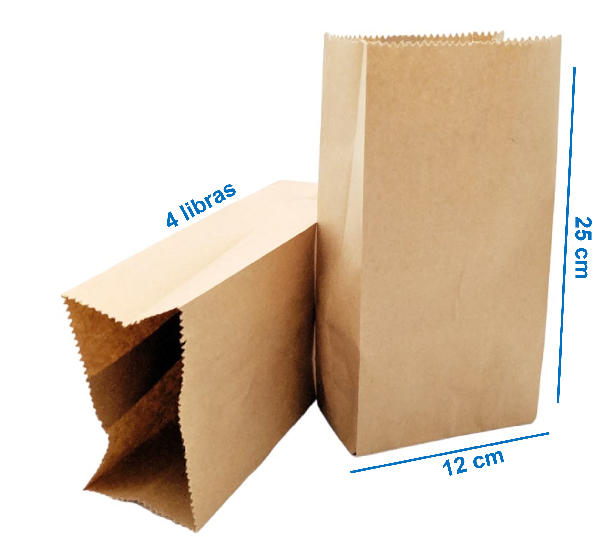 Bolsas de Papel Tipo Panaderia x100 unidades