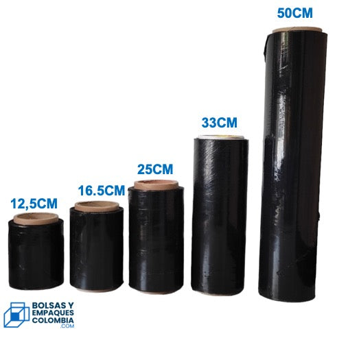 Vinipel Stretch X 300Mts Negro Embalaje