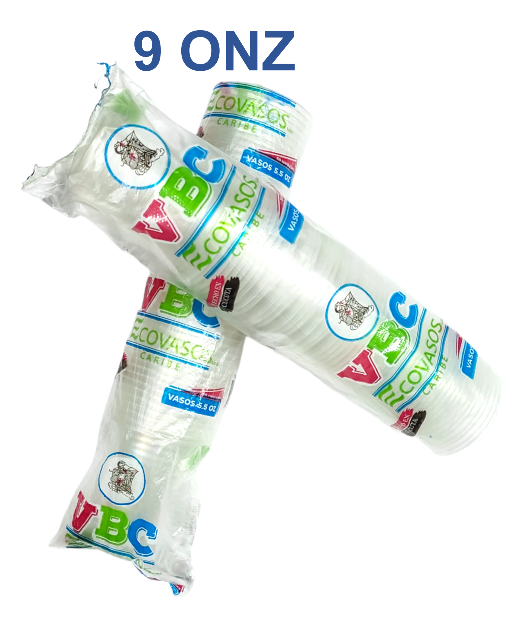 Vasos Desechables X 50 Unds Diferentes Tamaños Transparente VBC