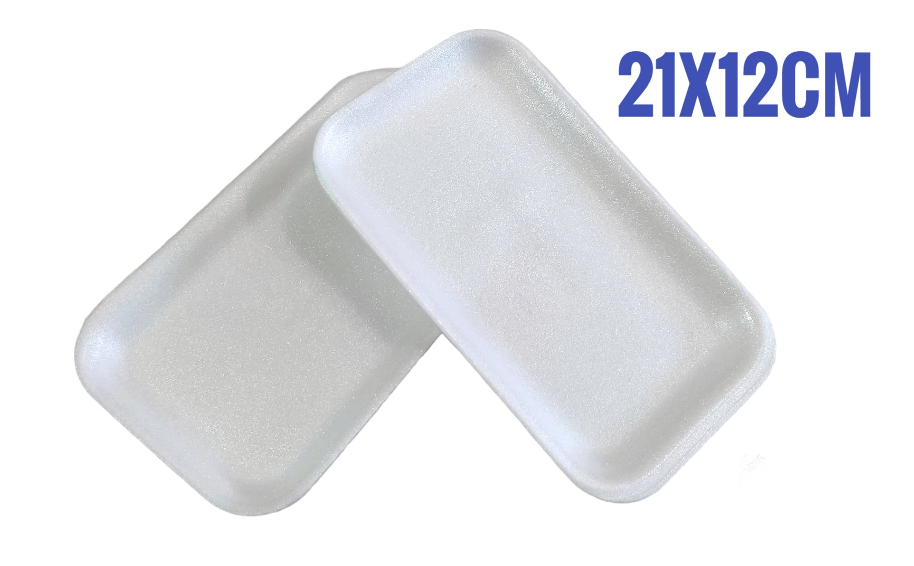 Bandejas Espumadas Estándar #17 Blanco x 20 Unds Darnel