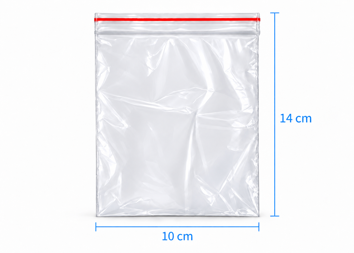 Bolsas Ziplock / Ziploc Hermeticas Resellables Transparentes Paq x100 unds