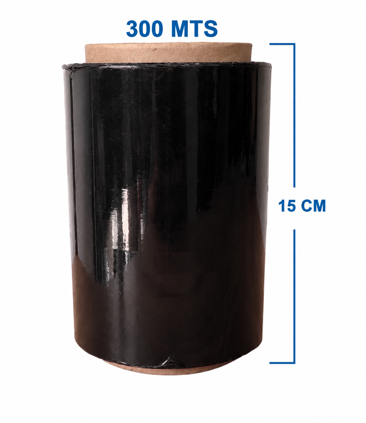 Vinipel Stretch X Rollo X 300Mts Negro Embalaje