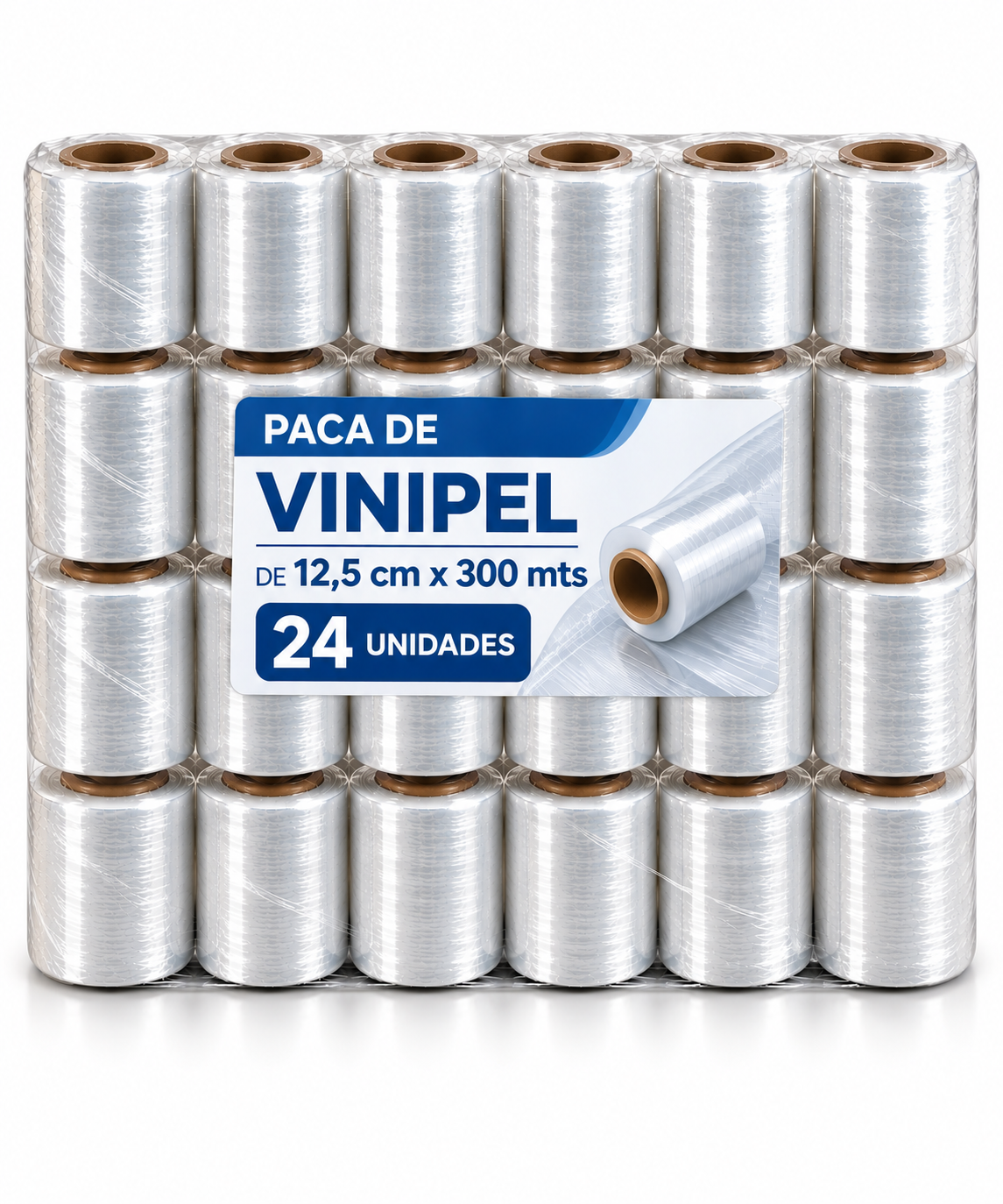Vinipel Stretch Transparente 300 Metros | Diferentes Tamaños y Presentaciones