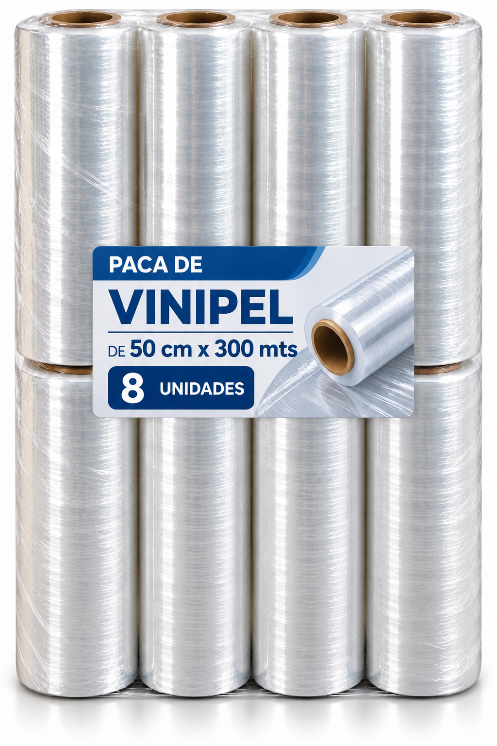 Vinipel Stretch Transparente 300 Metros | Diferentes Tamaños y Presentaciones