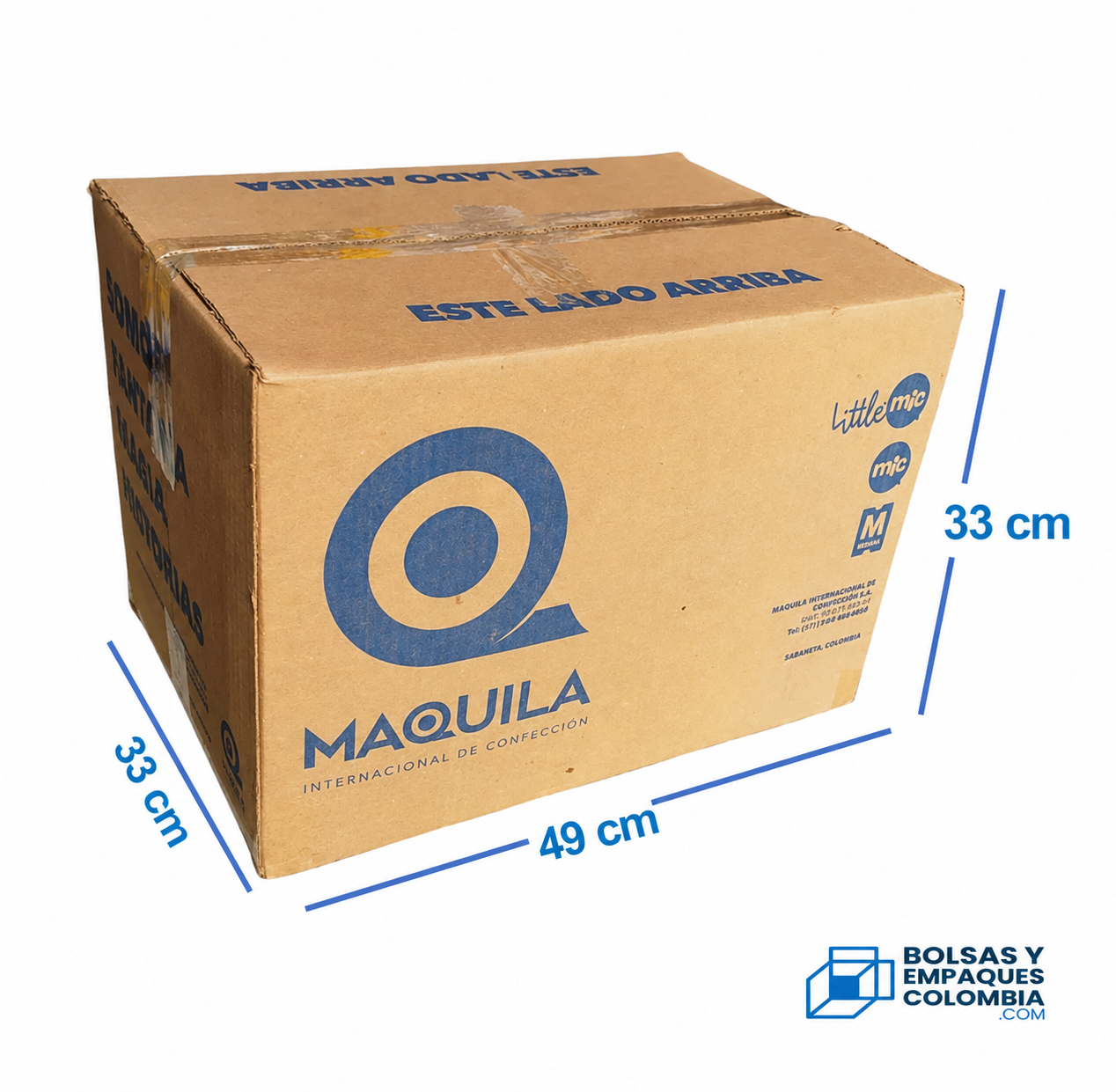 Combos Cajas De Cartón Reuso x12 Unds