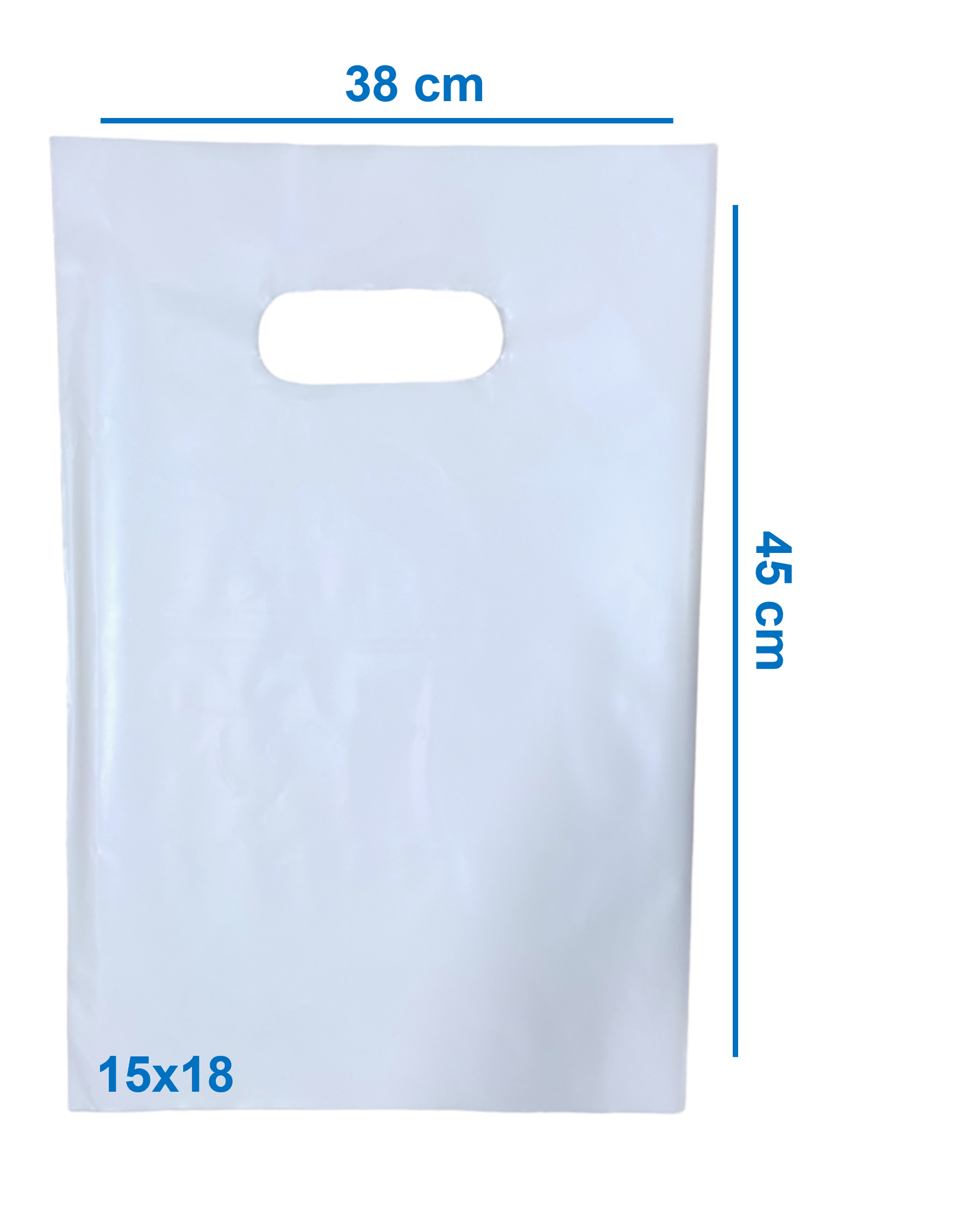 Bolsas Biodegradables Troqueladas Boutique 15X18 x 100 Unds Diferentes Colores