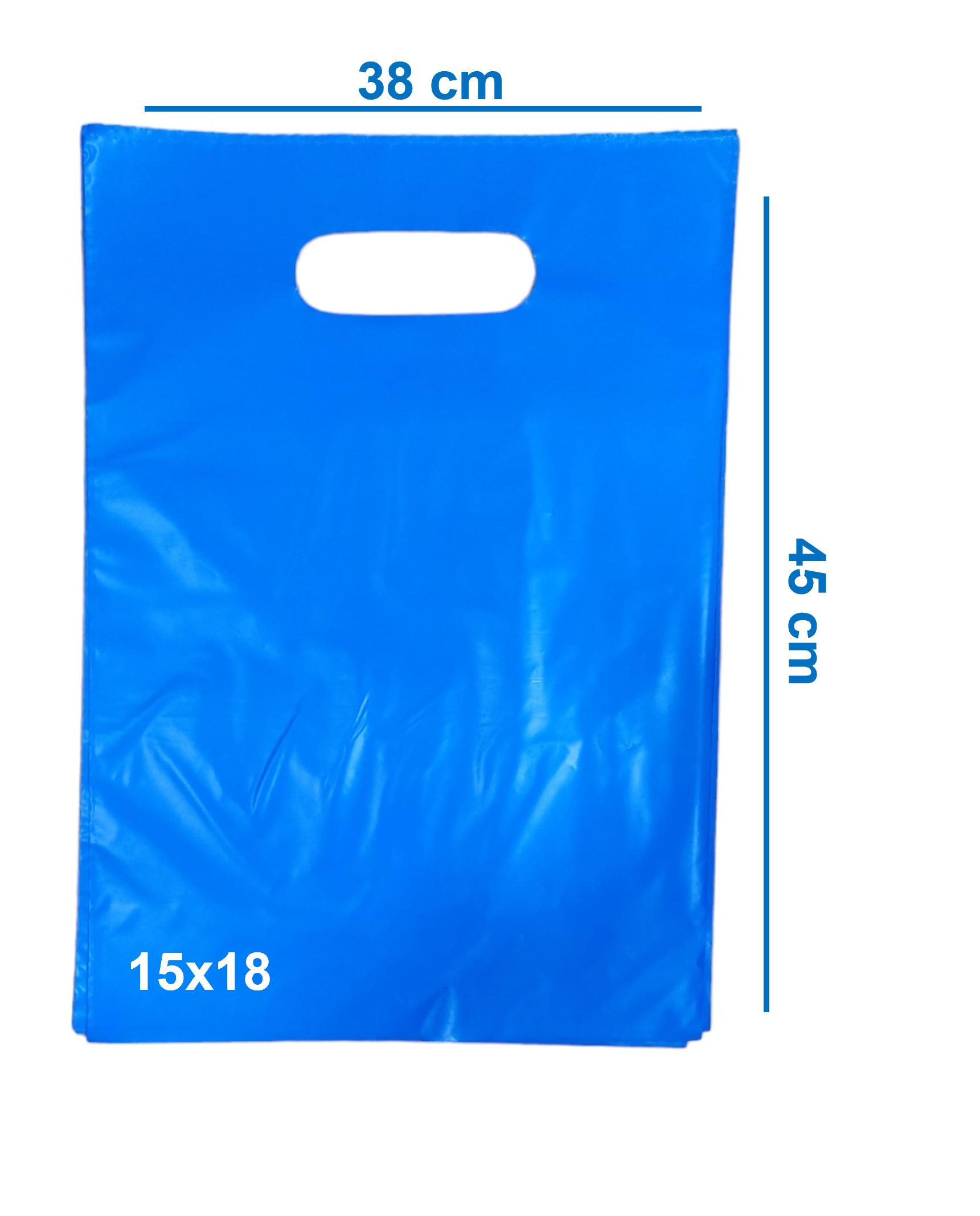 Bolsas Biodegradables Troqueladas Boutique 15X18 x 100 Unds Diferentes Colores