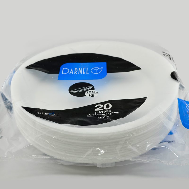 Platos Pandos Desechables Darnel X 20 Unds