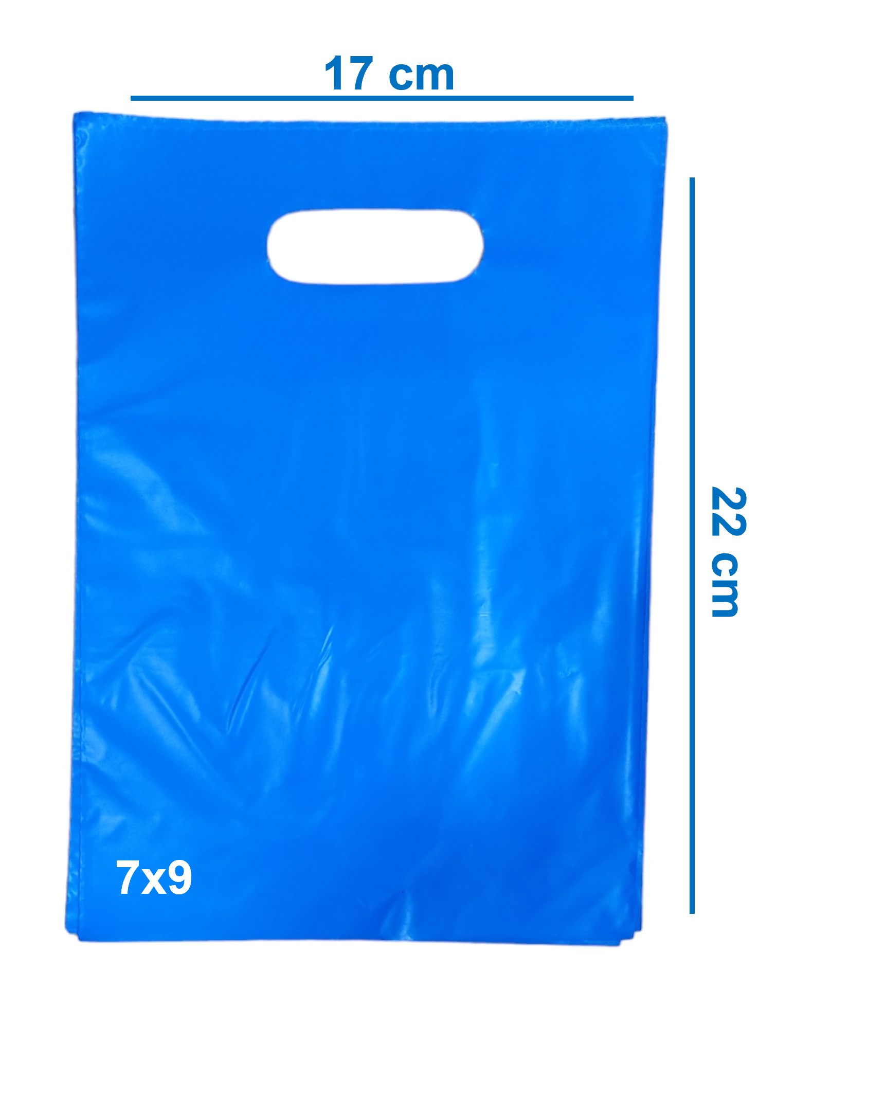 Bolsas Biodegradables Troqueladas Boutique 7X9 x 100 Unds Diferentes Colores