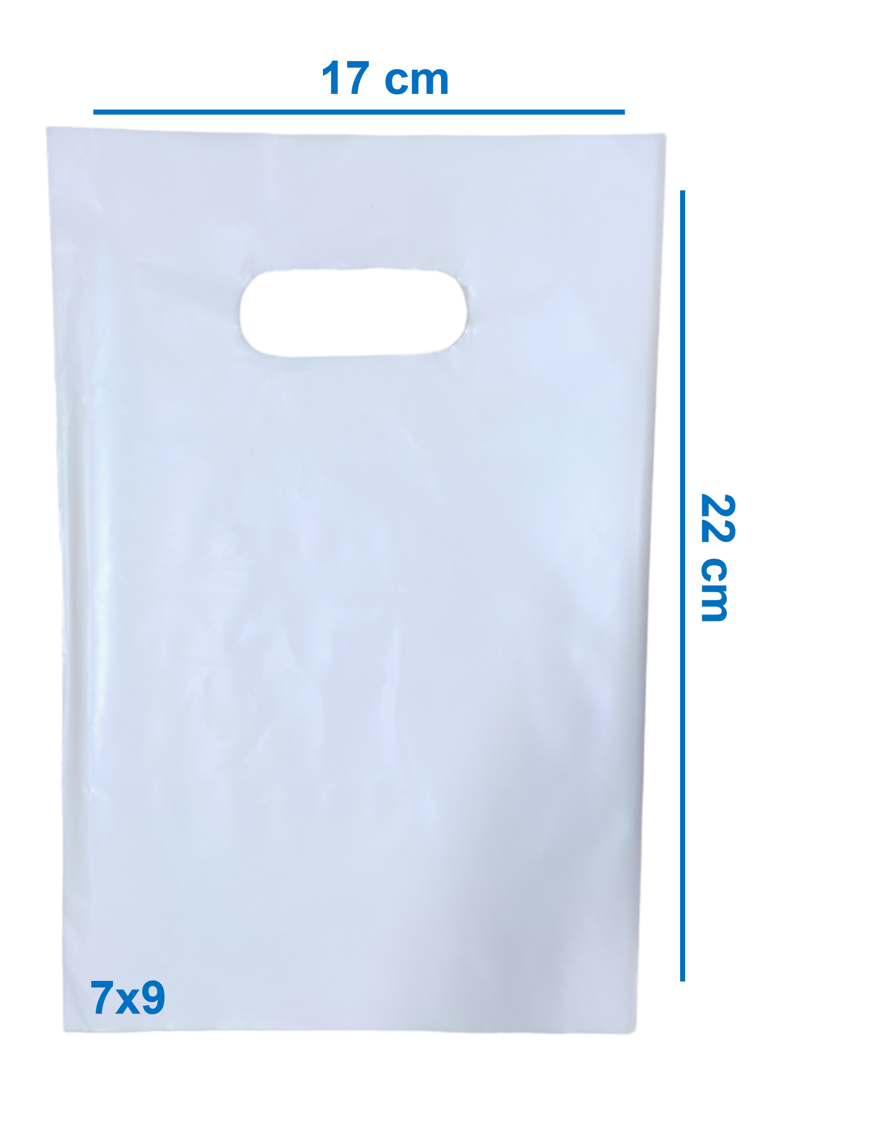 Bolsas Biodegradables Troqueladas Boutique 7X9 x 100 Unds Diferentes Colores