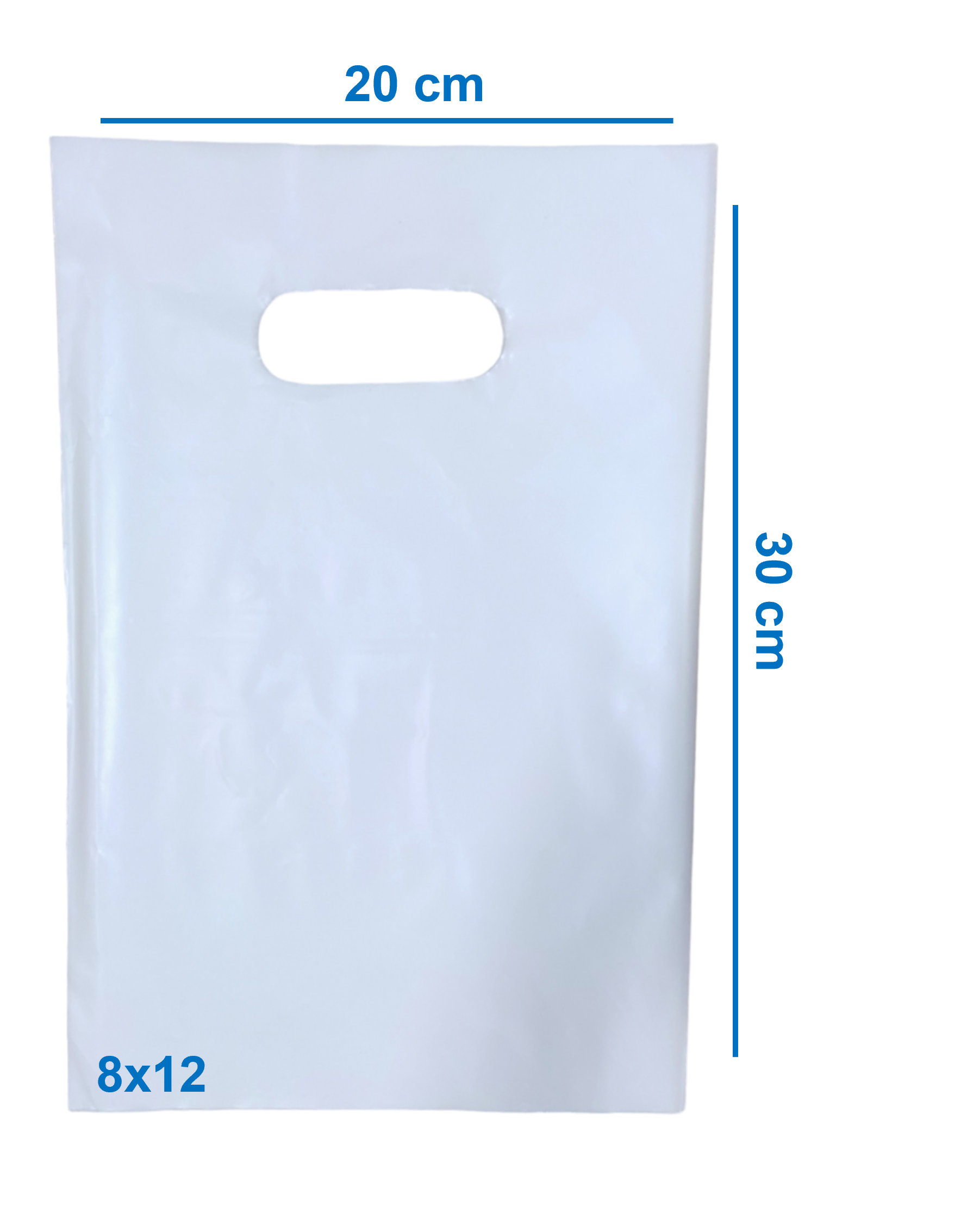 Bolsas Biodegradables Troqueladas Boutique 8X12 x 100 Unds Diferentes Colores