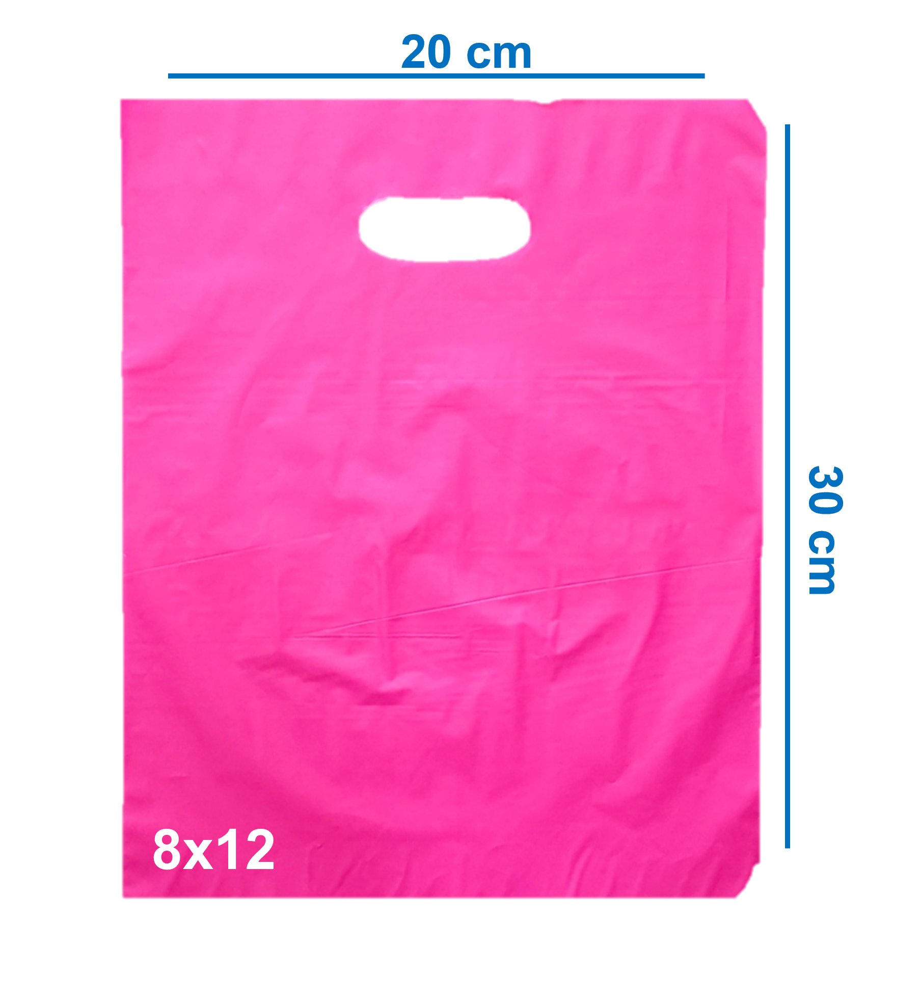 Bolsas Biodegradables Troqueladas Boutique 8X12 x 100 Unds Diferentes Colores