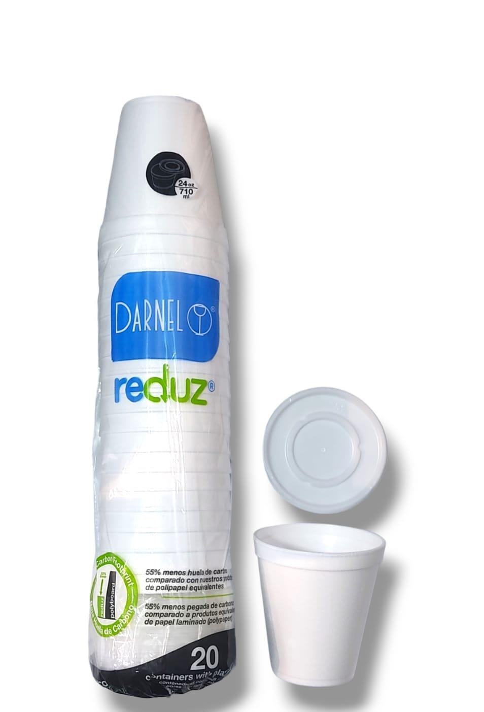 Contenedores Espumados Con Tapa Rigida X 20 Unds