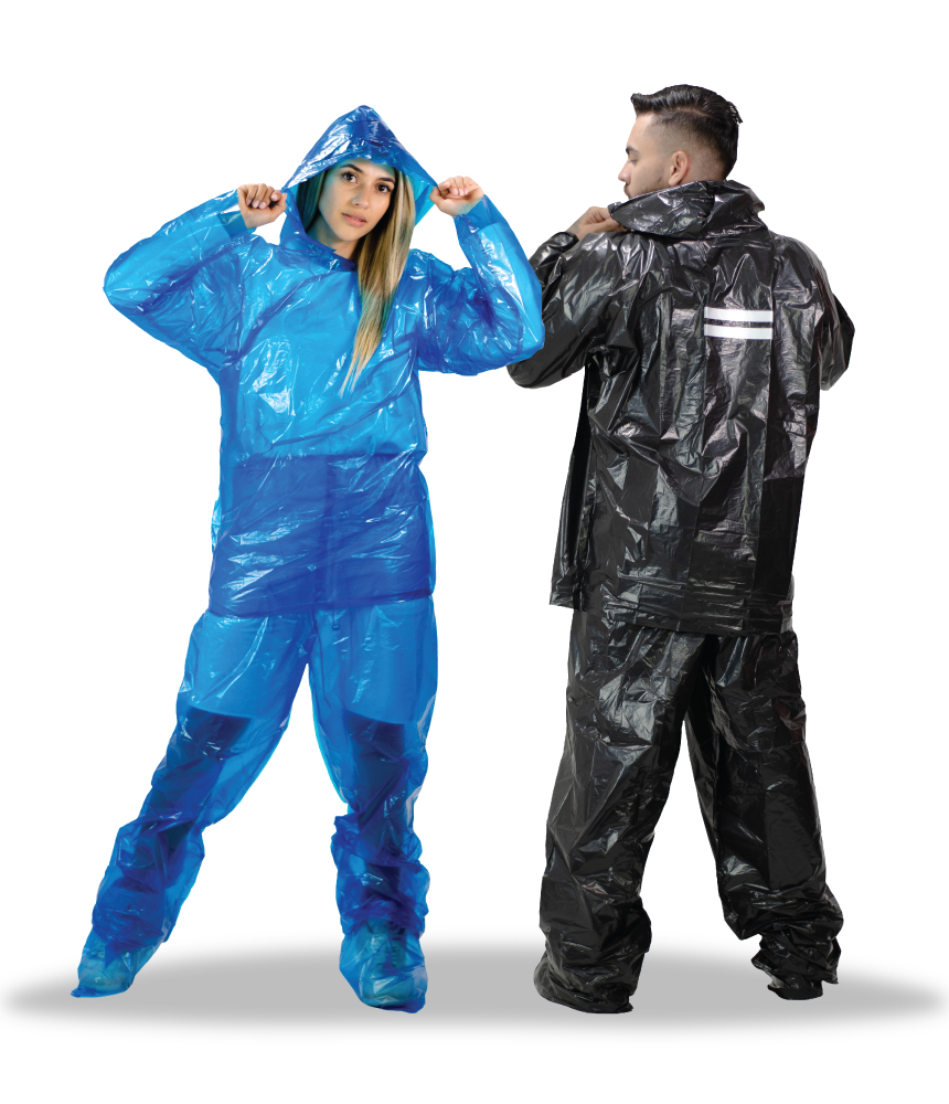 Trajes Impermeables Para Motos Plástico Calibre 1.4