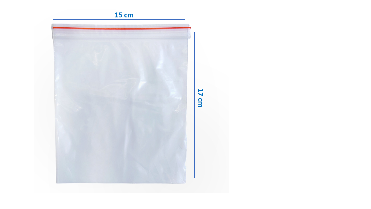 Bolsas Ziploc Transparentes x 100 Unidades