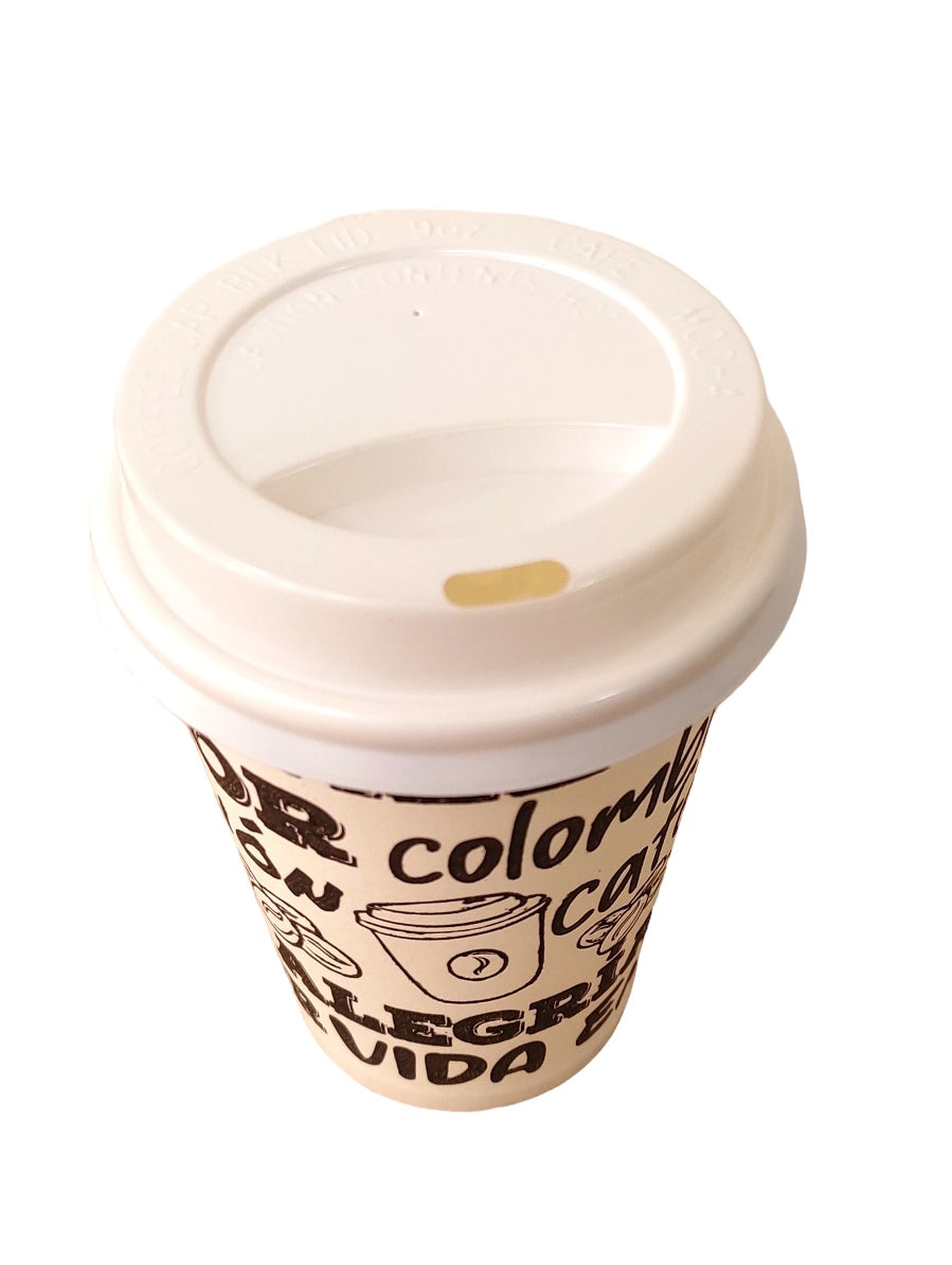 Tapa Para Vaso de Cartón 7 Onz X 50 Unds
