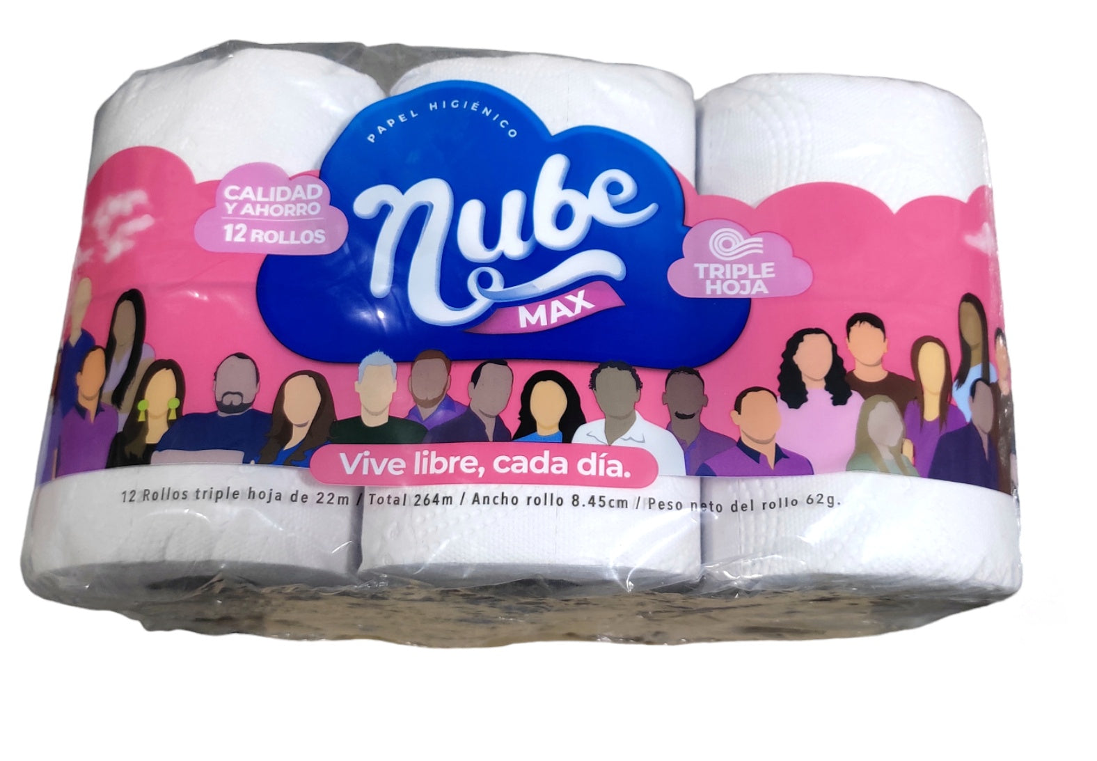 Papel Higiénico Nube X12 Rollos