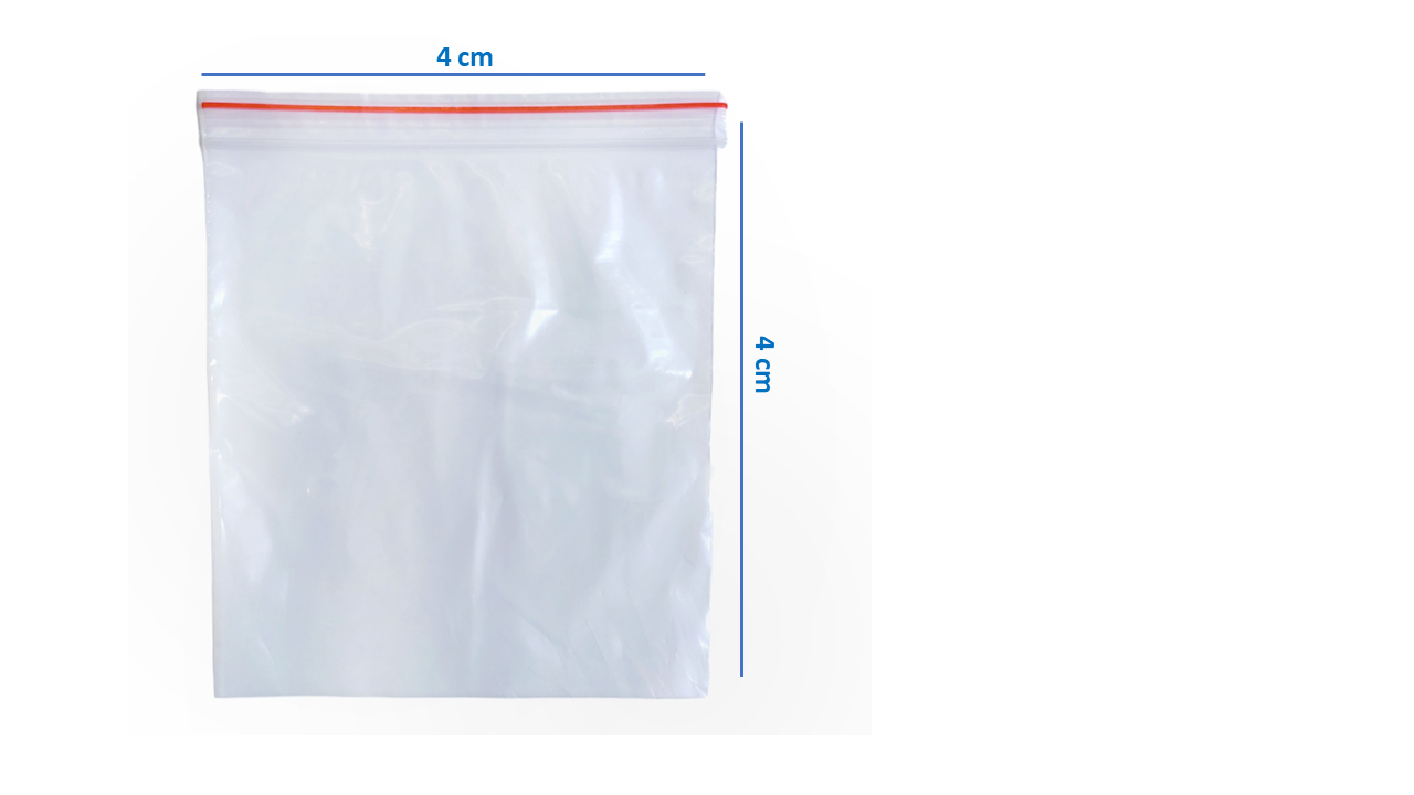 Bolsas Ziploc Transparentes x 100 Unidades