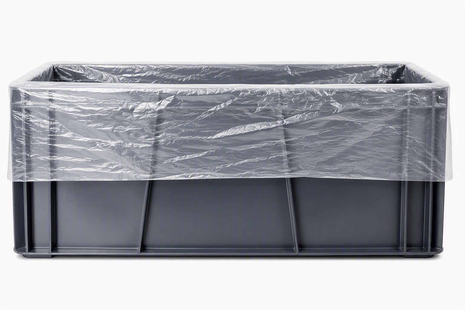 Bolsa Canastillera Transparente Opaca 100x56 cm (40x22") | Bolsa para Empaque x 100 Unidades