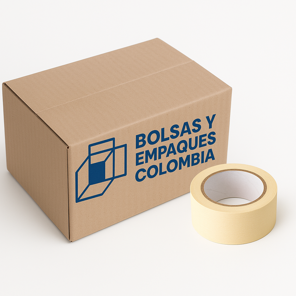 Caja Cinta Enmascarar3/4 Pulgada X 40 Mts 96 UND
