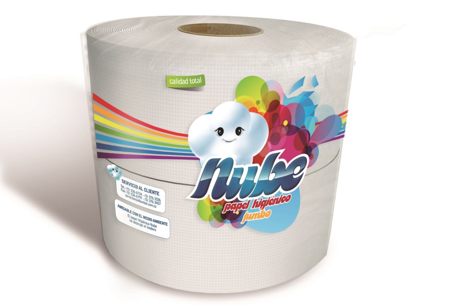 ROLLO PAPEL HIGIENICO  BLANCO 2Hx250MTS X 1 UND
