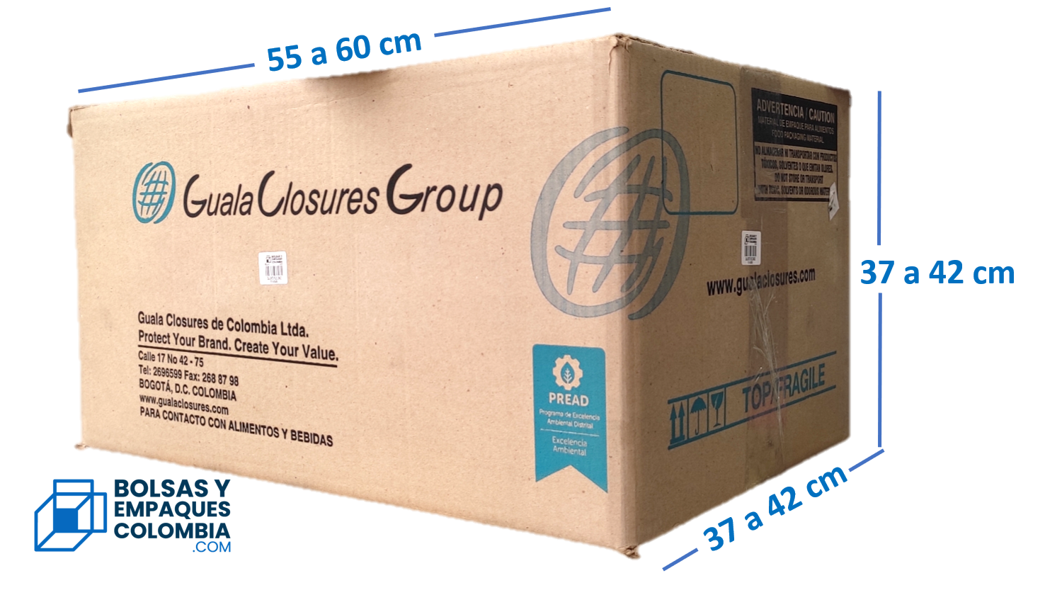 Combos Cajas De Cartón  Reuso x12 Unds