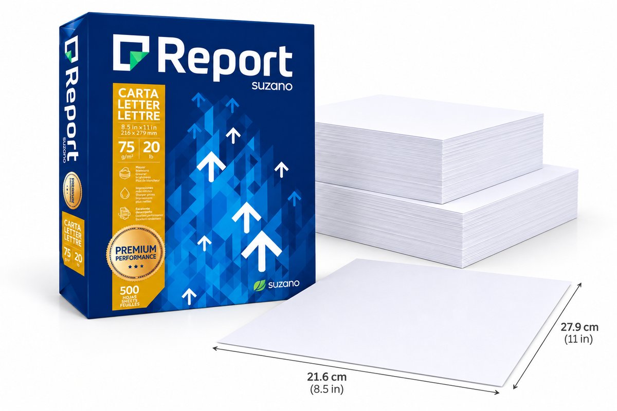 Resma de Papel Carta Report 75 g | 500 Hojas