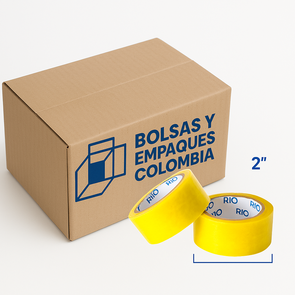 Caja Cinta Adhesiva  Transparente Iberico 2'' Pulgadas  X 200mts X36 UND