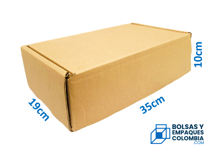 Caja De Comercio Electronico 35x19x10cm  Cartón Corrugado